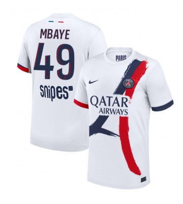 Paris Saint-Germain Ibrahim Mbaye #49 Bortatröja 2025-26 Kortärmad